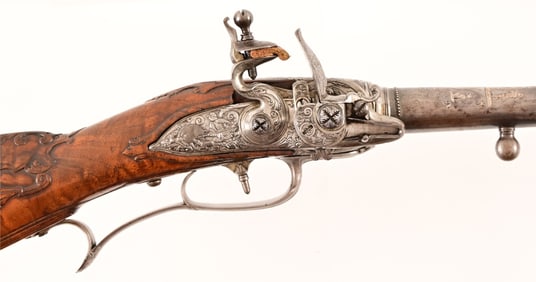 Michele Lorenzoni Repeating Flintlock Carbine