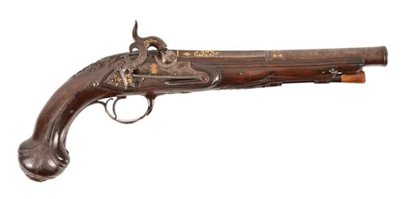Spanish Miquelet Percussion Conversion Pistol