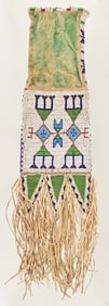 Native American Indian Beaded Tobacco Bag