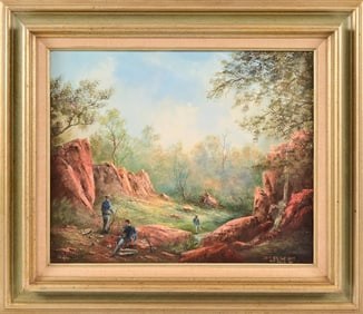 25th US Infantry Original Oil Painting by Shafer