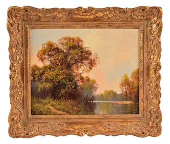 A.D. Greer Original Landscape Oil Painting