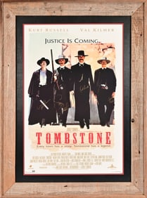 Tombstone Cast Signed Movie Poster