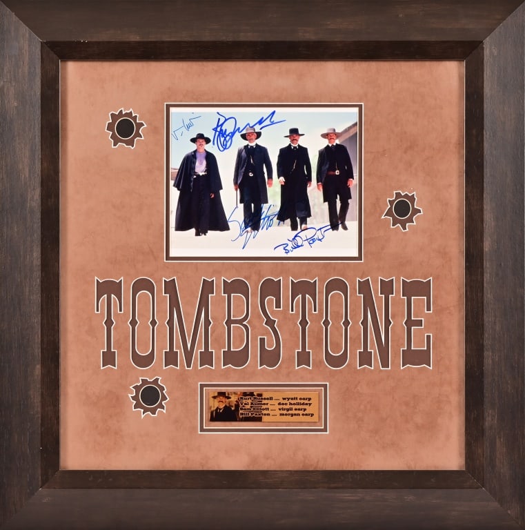 Tombstone Cast Signed 8x10 Photo, Framed (1 of 6)