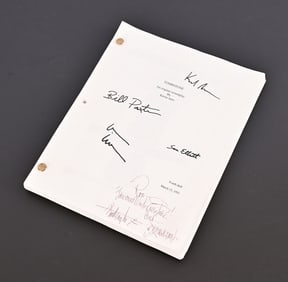 Tombstone Cast Signed Movie Screenplay