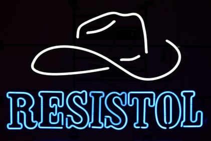 Resistol Hats Neon Advertising Sign