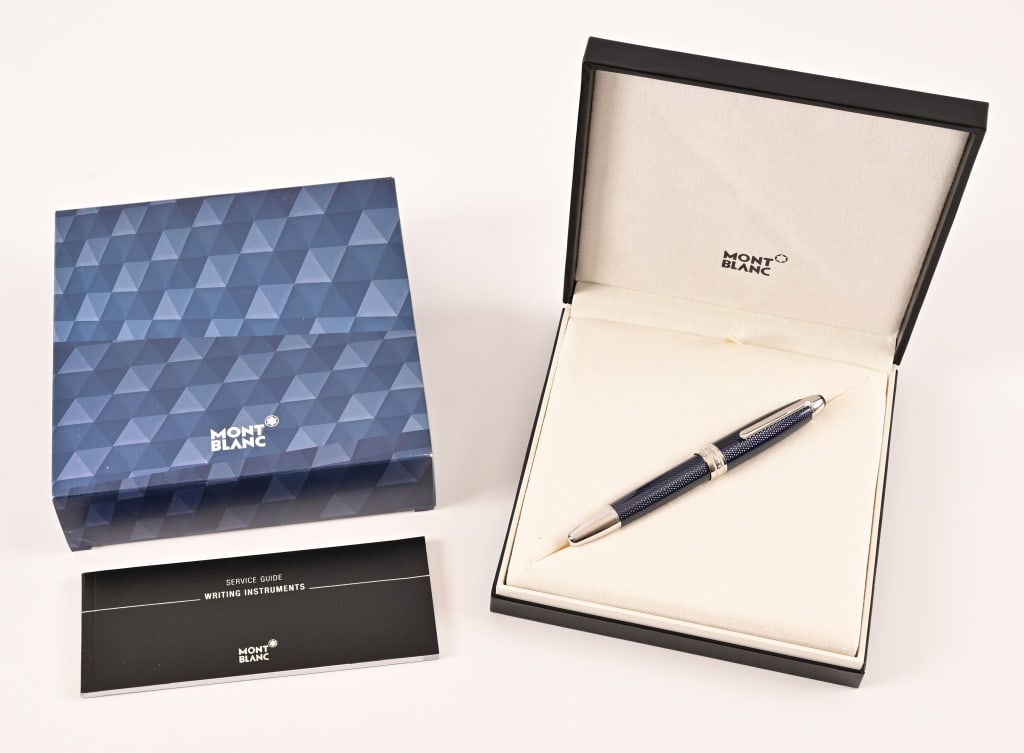 Montblanc Meisterstruck Blue Hour Roller Ball Pen (1 of 9)
