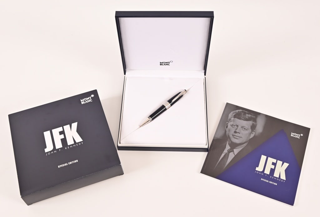 JFK Montblanc Rollerball Limited Edition Pen: Mint In Box