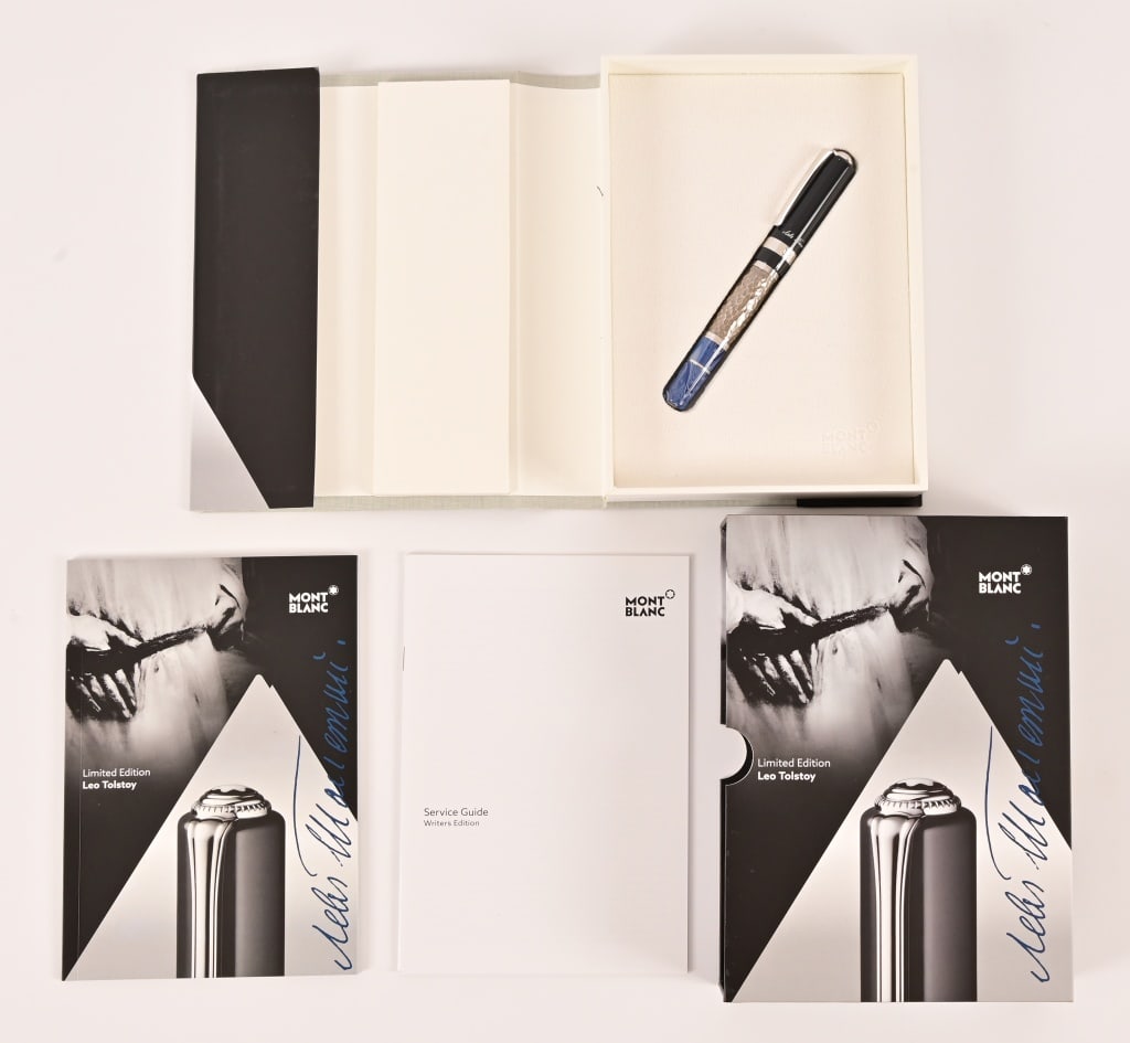 Montblanc Leo Tolstoy Writer's Edition Rollerball: Montblanc Leo Tolstoy Limited Writer's Edition. Excellent condition, original box