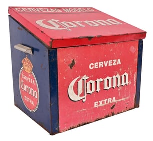 Corona Beer Vintage Tin Cooler