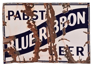 Pabst Beer Porcelain Sign