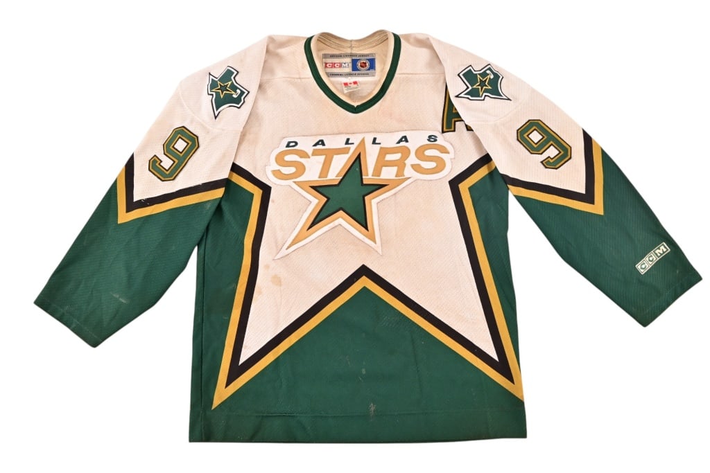 Dallas Stars Mike Modano Game Used Jersey (1 of 13)