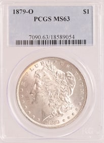 1879-O Morgan Silver Dollar PCGS MS63