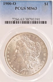1900-O Morgan Silver Dollar PCGS MS63