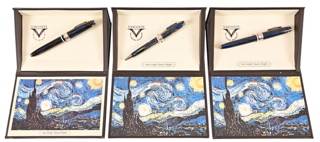 Visconti Van Gogh "Starry Night" Luxury 3-Pen Set