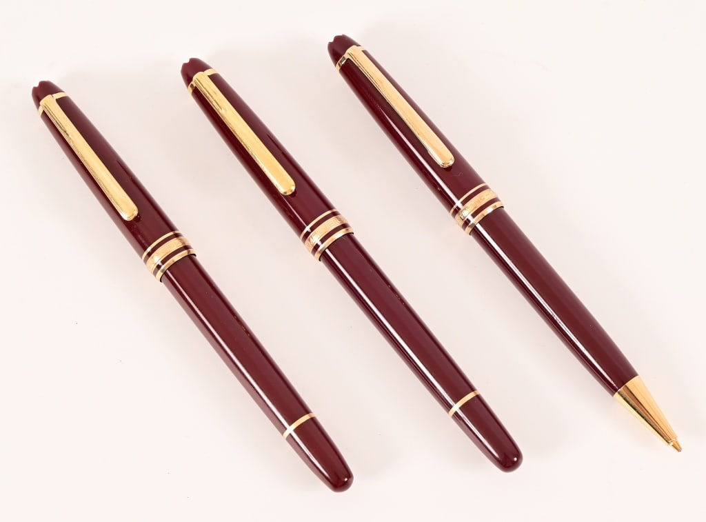 Montblanc Meisterstuck Bordeaux Resin 3-Pen Set (1 of 7)
