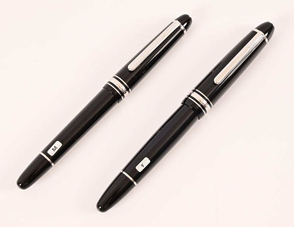 Montblanc Meisterstuck Pix Fountain Pens (Pair) (1 of 3)