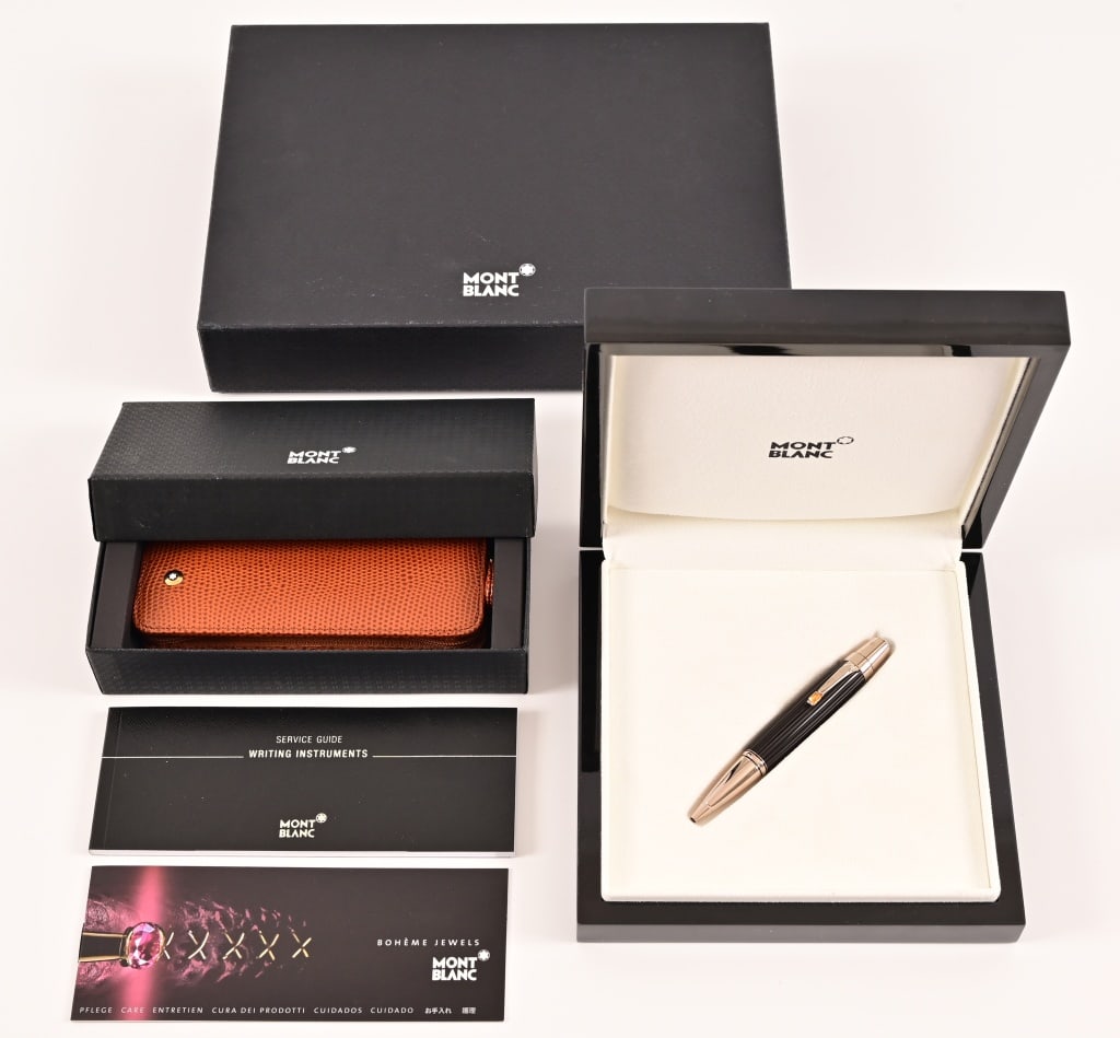Montblanc Boheme Jewels Citrin Ballpoint Pen: Excellent condition in original box.