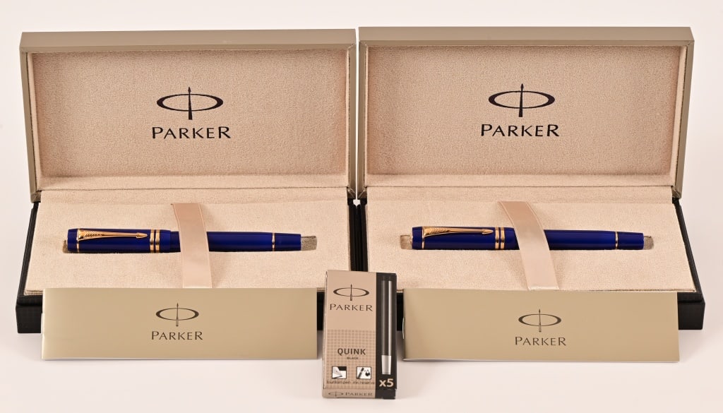 Parker Duofold Lapis Lazuli Two-Pen Set (1 of 8)