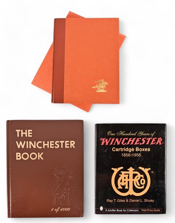 (3) Winchester Firearm Collector Books: "The Winchester Book" Limited Edition 1/1000 by George madis. "The History of Winchester Firearms (1866-1980)", by Duncan Barnes, George R. Watrous, James C. Rikhoff, Thomas H. Hall, and Pete Kuhlhoff