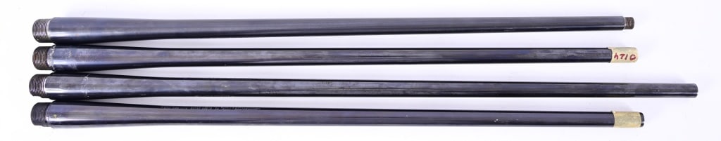(4) Winchester Model 70 Factory Barrels, Assorted: .300 Win Mag 24", .338 Win Mag 26", .30-06 Springfield Threaded 24", 7MMM Rem mag 24"