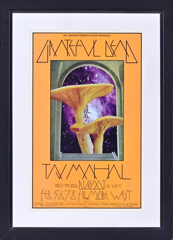 Grateful Dead, Taj Mahal Poster (BG-216) c.1970 (1 of 14)