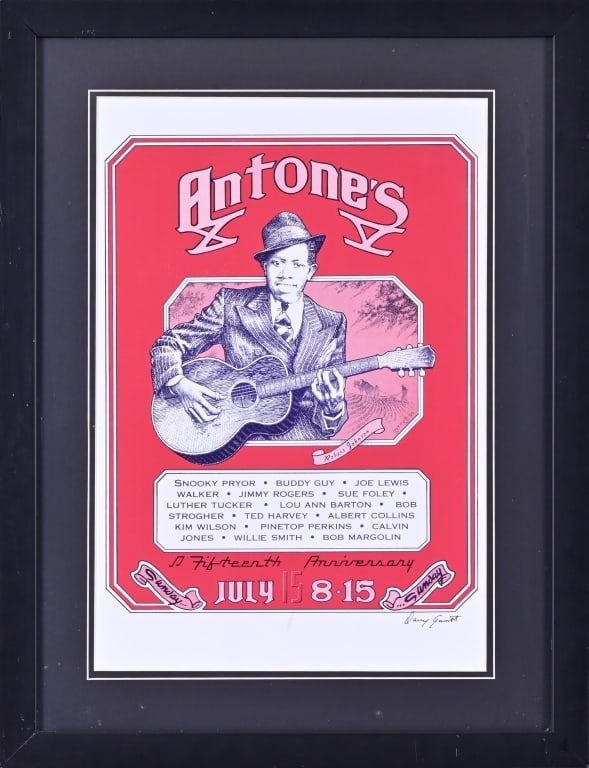Antone's 15th Anniversary Poster by Danny Garrett (1 of 7)