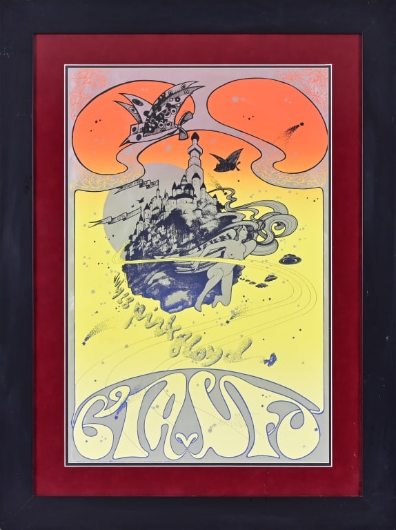 Rare Pink Floyd Original 1967 UFO Club Poster (1 of 9)