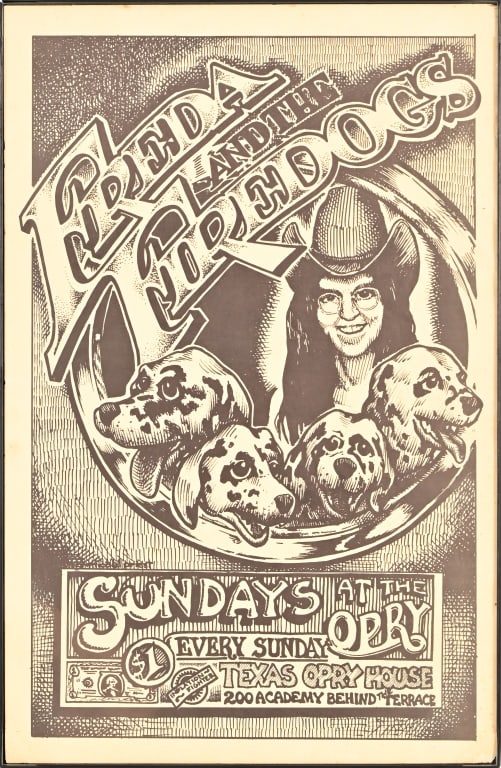 Freda & The Firedogs Texas Opry House Poster (1 of 3)