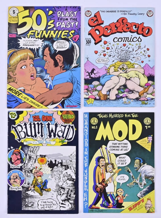 (4) Vintage Underground Counterculture Comic Books (1 of 8)