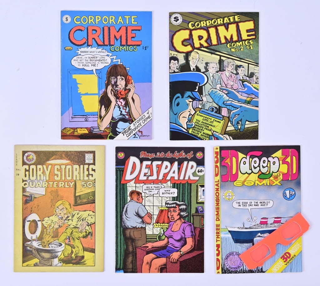 (5) Vintage Underground Counterculture Comic Books (1 of 8)