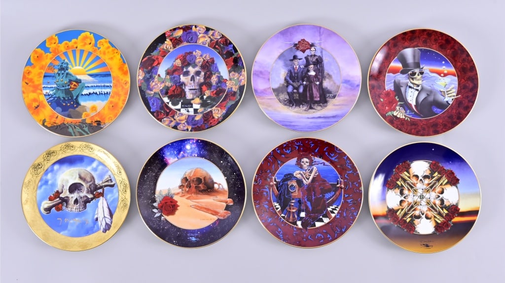 (8) Grateful Dead Commemorative Plates (1 of 17)
