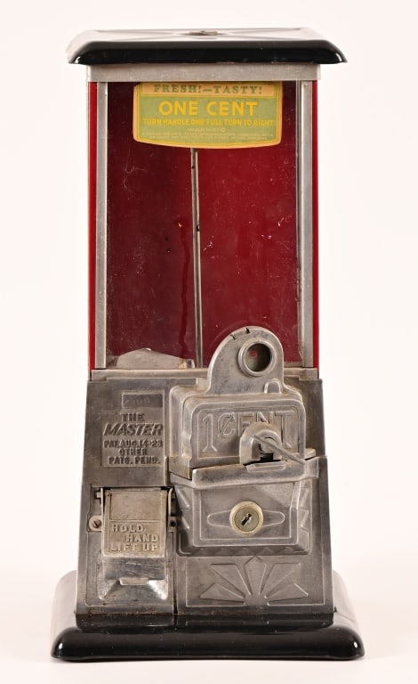 "The Master" Penny Coin-Op Gumball Machine (1 of 8)