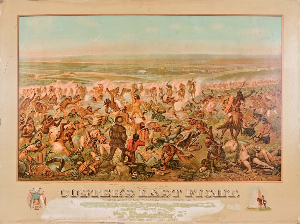 Anheuser-Busch Custer's Last Fight Lithograph (1 of 7)