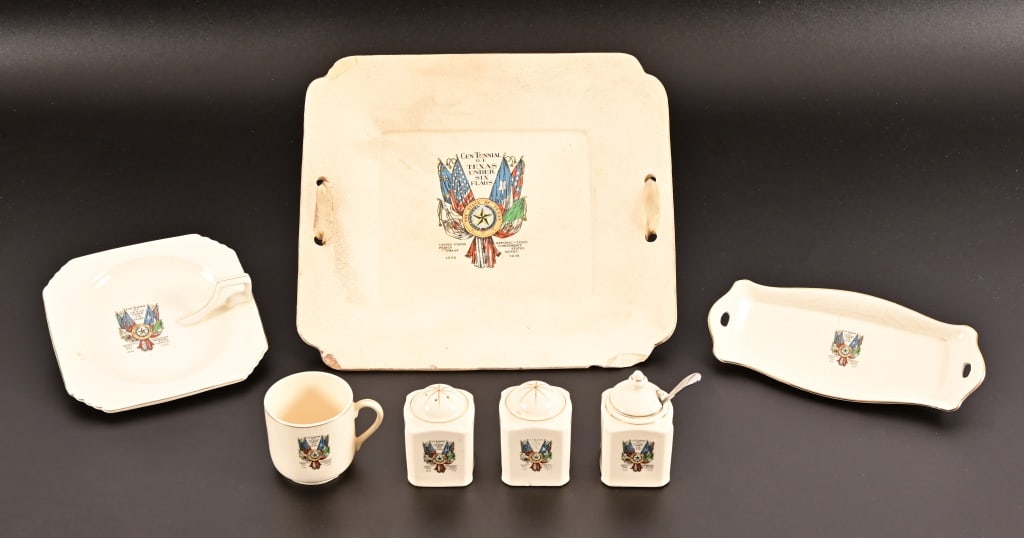 Texas Centennial Pottery Collection- Japan Made (1 of 17)