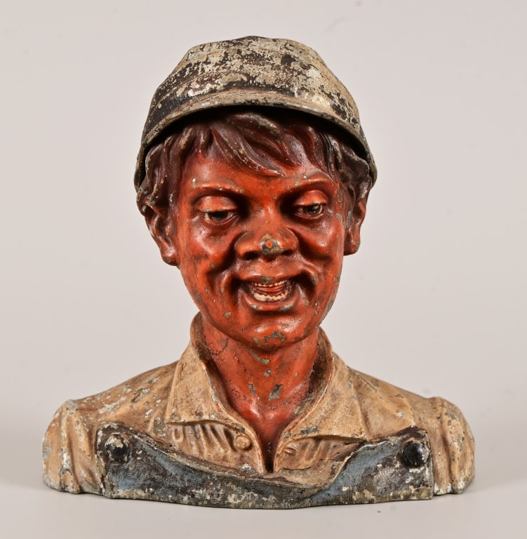 Antique Russian Painted Cast Iron Ink Well (1 of 7)