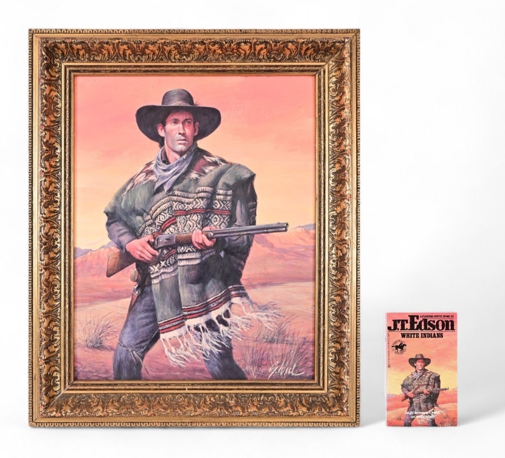 "White Indians" Guy Deel Original Painting (1 of 8)