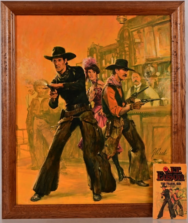 "The Ysabel Kid" Guy Deel Framed Painting (1 of 6)