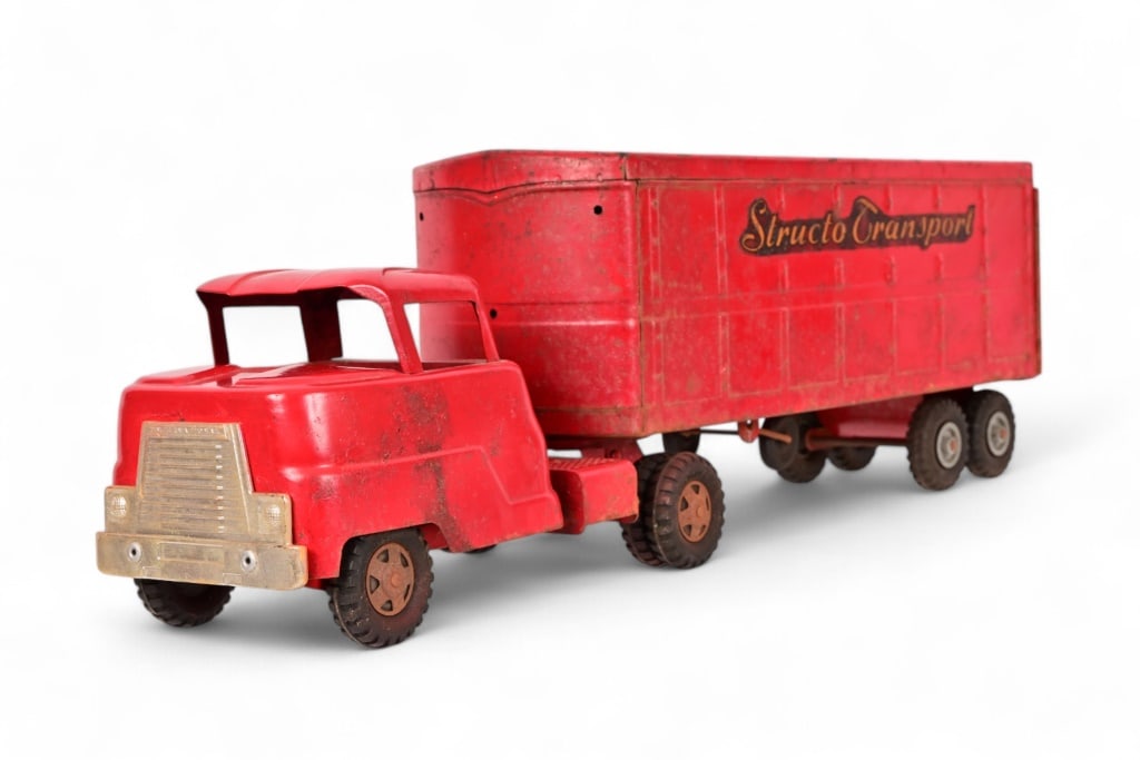 1950's Structo Transport Pressed Steel Toy Truck (1 of 1)