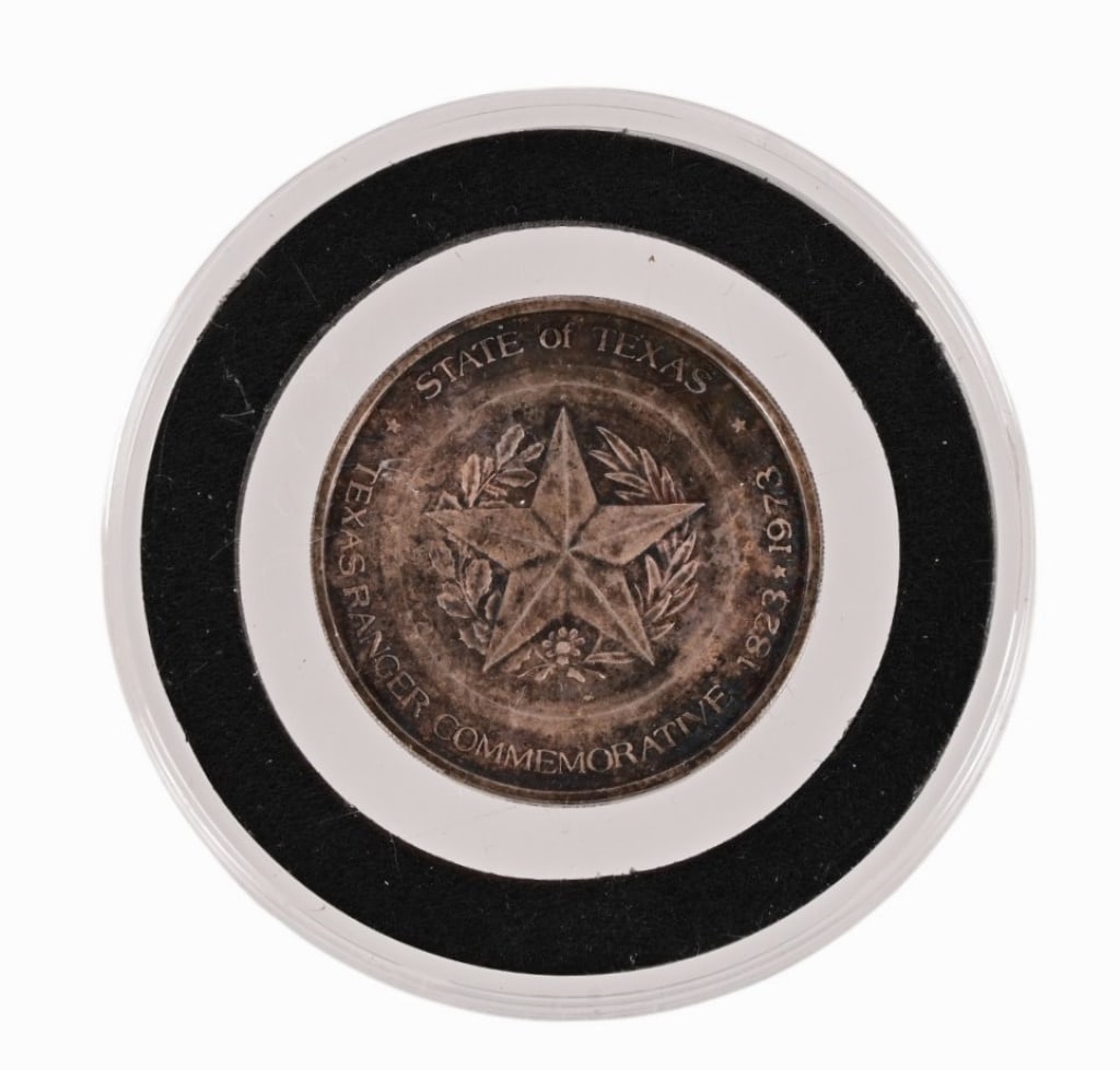 Texas Ranger Commemorative Silver Coin (1 of 3)