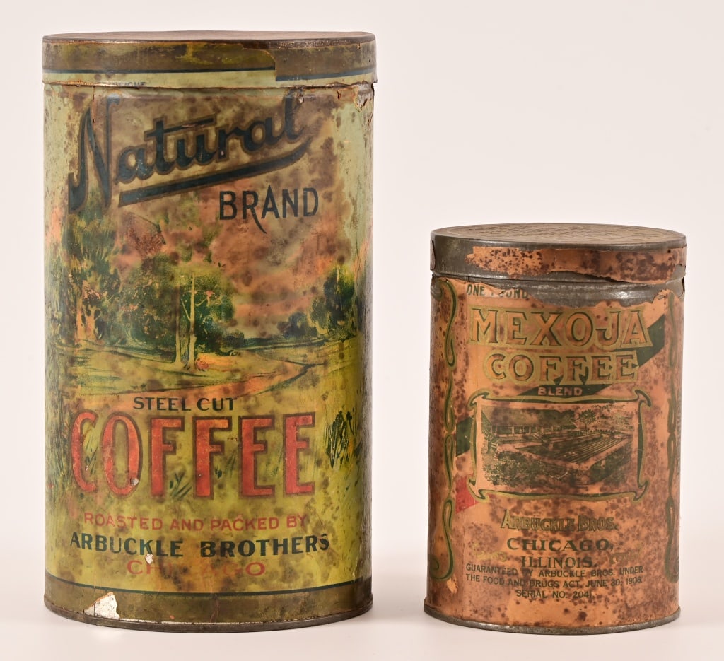 (2) Arbuckles Bros. Coffee Tins (1 of 5)