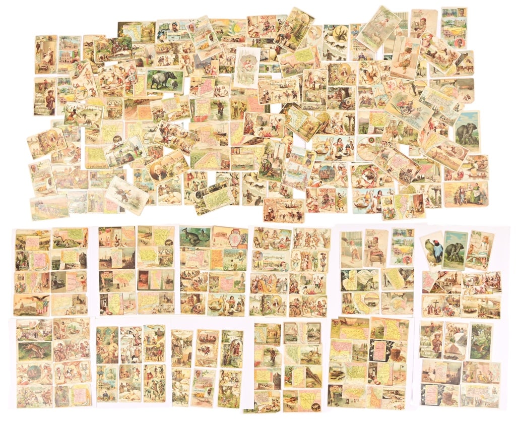 Large Collection of (242) Arbuckles Trade Cards: Large Collection of (242) Arbuckles Trade Cards