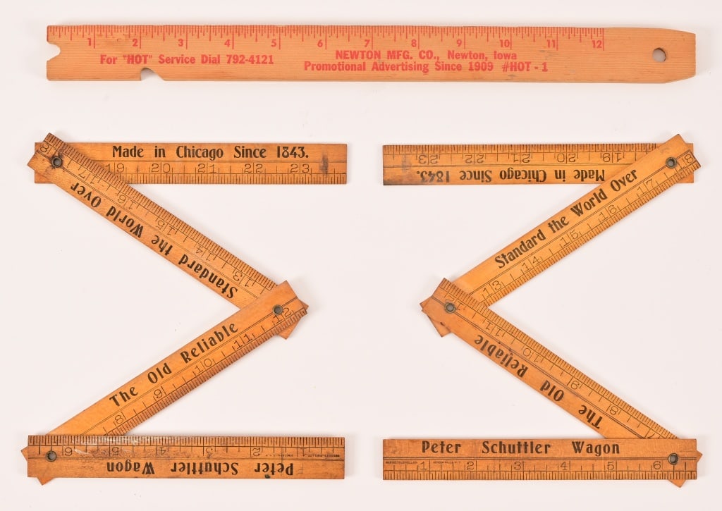 Antique Wagon Company Advertising Rulers (3) (1 of 8)