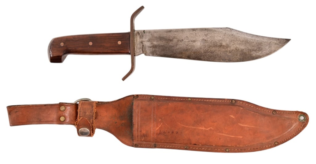 Western Bowie Knife w/ Sheath (1 of 13)