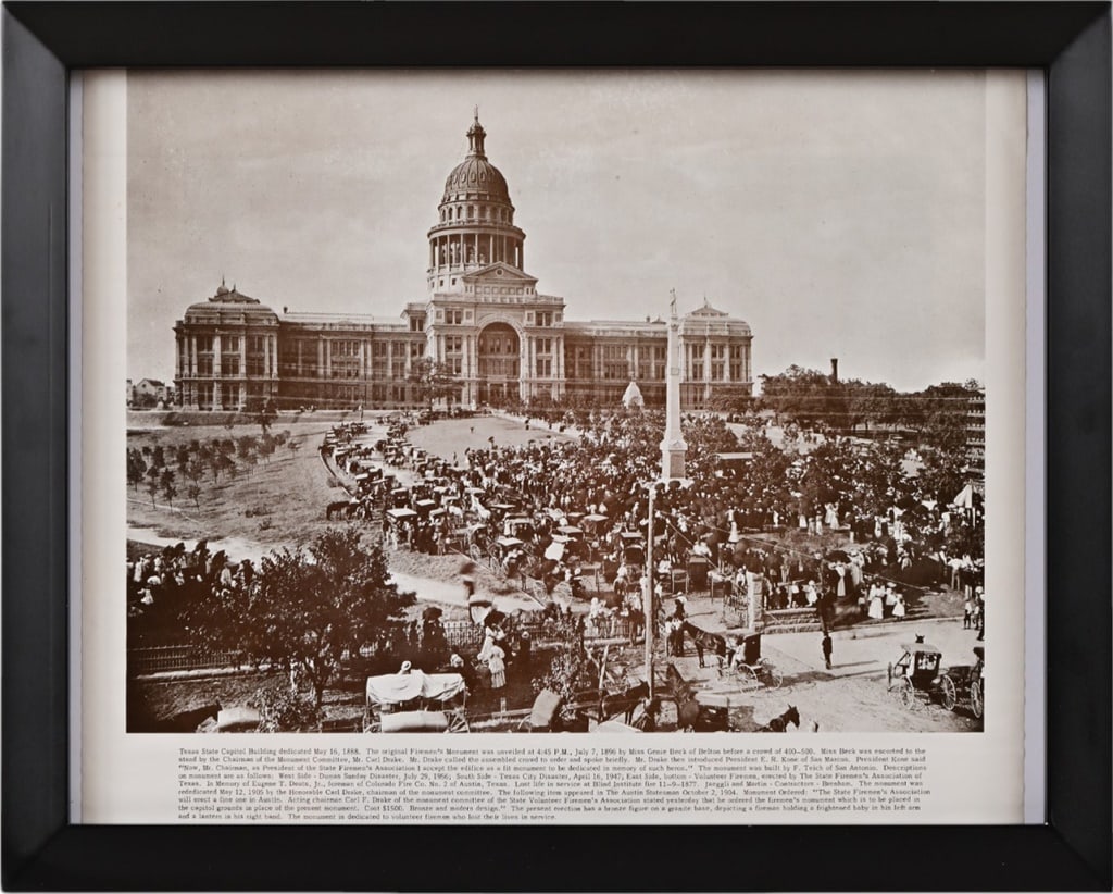 1896 Texas Capital Framed Print (1 of 3)