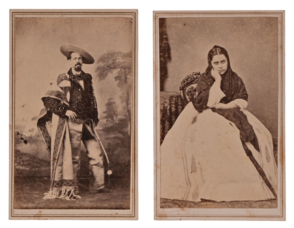 Two (2) Mexican Cartes-de-Visite (1 of 2)