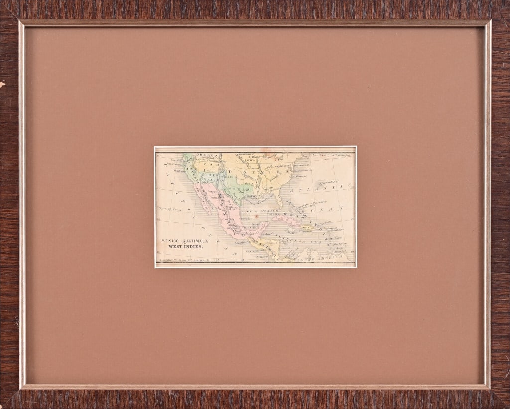 G.W. Boynton 1856 Map of US & Texas (1 of 2)