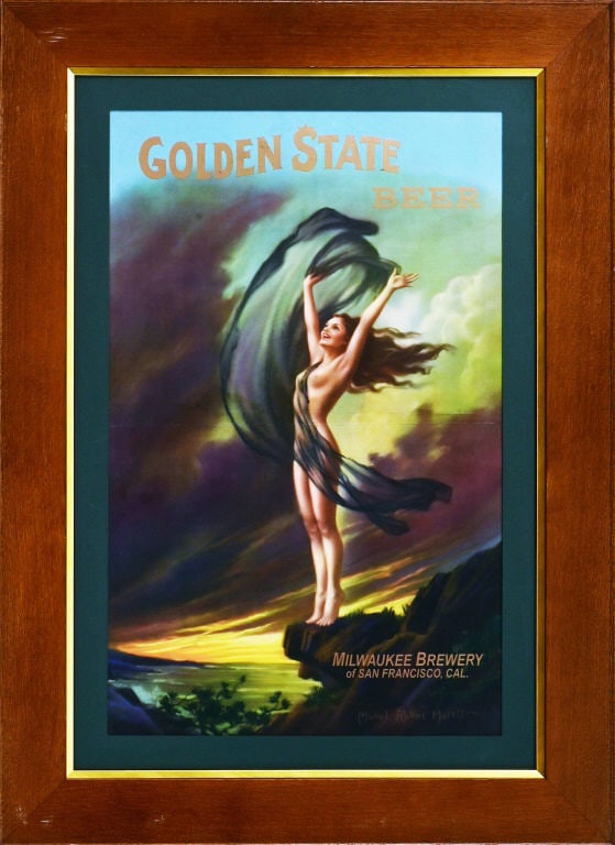 Golden State Beer Framed Advertising Print (1 of 6)