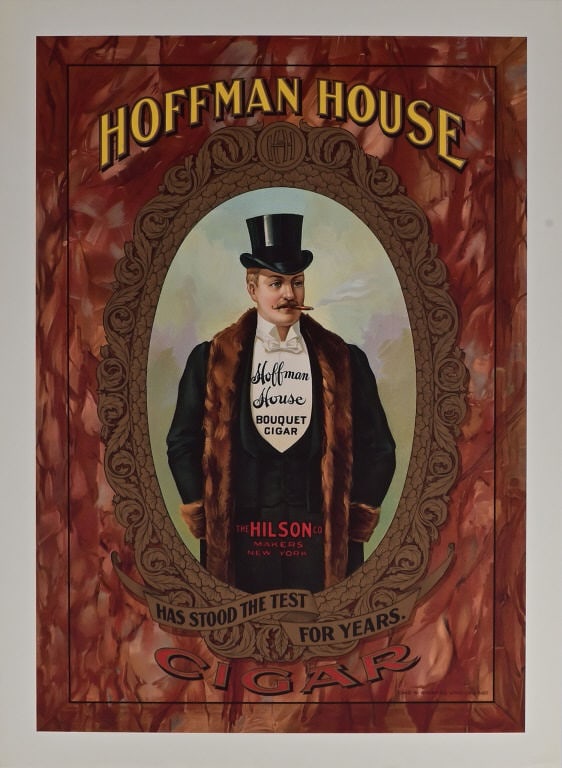 Hoffman House Cigars Advertisement: Measures 23" x 31.5" Contemporary high quality print