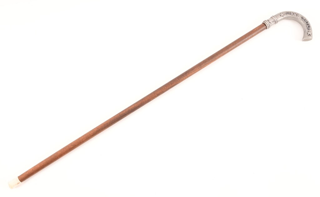 Jimmy Carter for President Handled Wooden Cane: Jimmy Carter for President Handled Wooden Cane