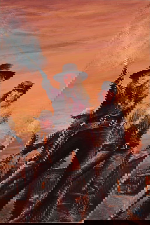 "Texas Trio" Guy Deel Original Painting (1 of 6)